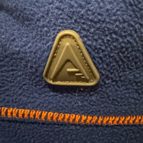 ANTIGUA 1/4 Zip Fleece Size XL Royal Blue & Orange Golf Pullover Pocke… - Picture 9 of 17